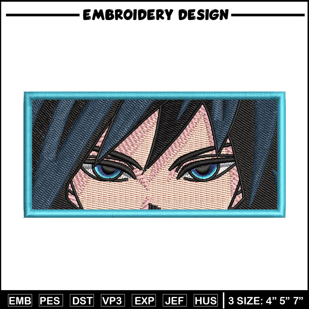 Giyu blue embroidery design, Giyu embroidery, Anime design, Embroidery shirt, Embroidery file, Digital download.jpg
