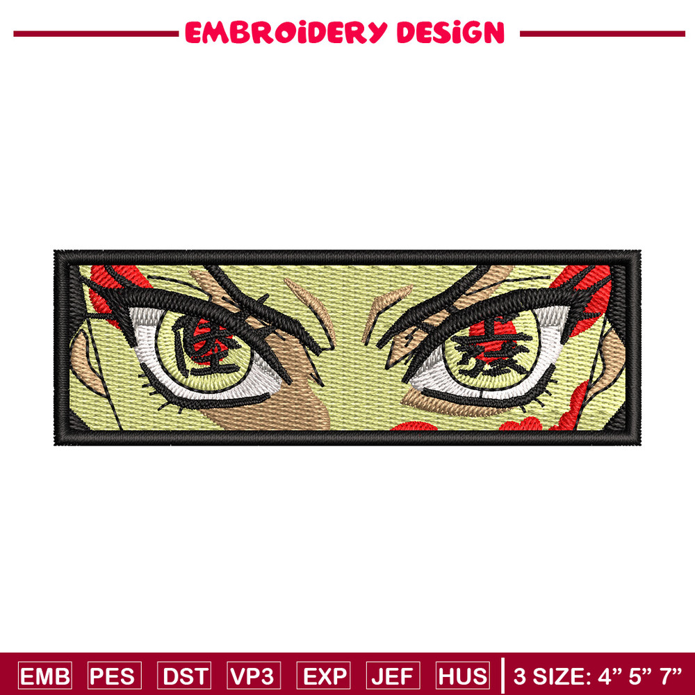 Daki eyes embroidery design, Demon slayer embroidery, Anime design, Embroidery shirt, Embroidery file, Digital download.jpg
