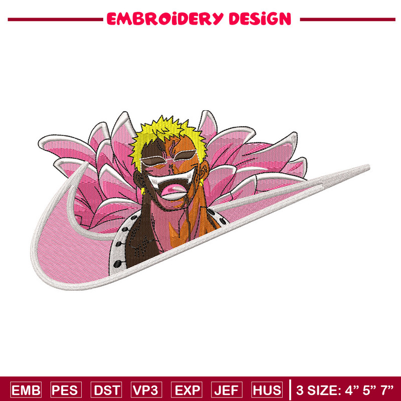 Doffy nike embroidery design, One piece embroidery, Nike design, Embroidery shirt, Embroidery file, Digital download.jpg