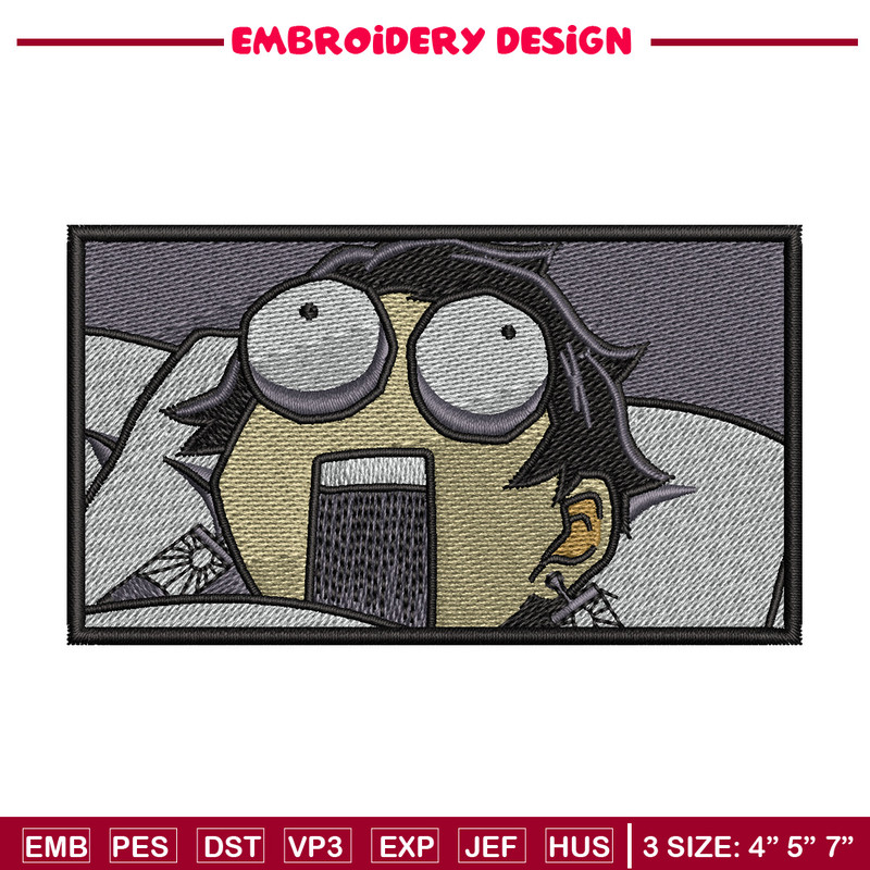 Funny tanjiro embroidery design, Tanjiro embroidery, Anime design, Embroidery shirt, Embroidery file, Digital download.jpg