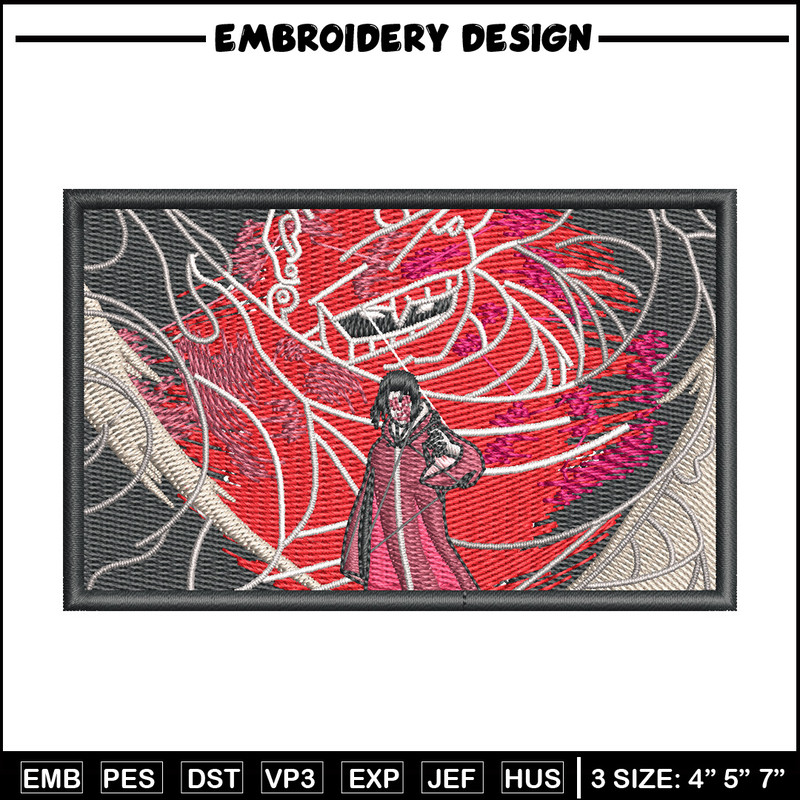 Itachi susano embroidery design, Naruto embroidery, Anime design, Embroidery shirt, Embroidery file, Digital download.jpg