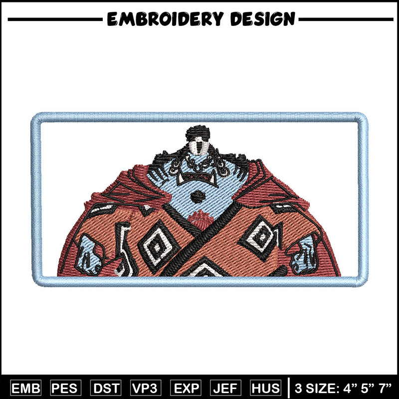 Jinbei box embroidery design, One piece embroidery, Anime design, Embroidery shirt, Embroidery file, Digital download.jpg