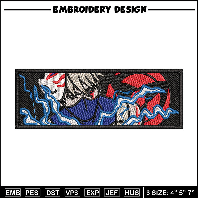 Kakashi mask embroidery design, Naruto embroidery, Anime design, Embroidery shirt,Embroidery file,Digital download.jpg