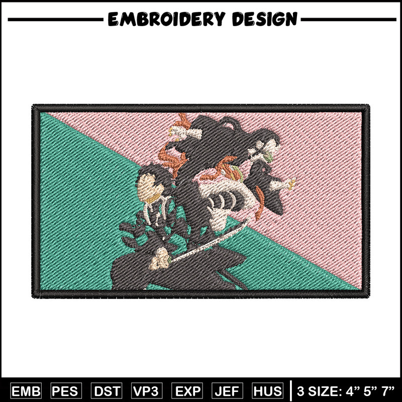 Kamado embroidery design, Tanjiro embroidery, Embroidery shirt, Embroidery file, Anime design, Digital download.jpg