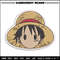 Luffy logo embroidery design, One piece embroidery, Anime design, Embroidery file, Embroidery shirt, Digital download.jpg