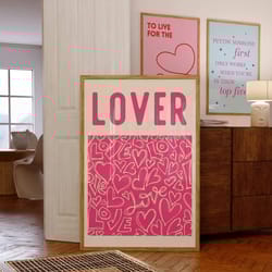 lover taylor swift poster, taylor lover print, pink swiftie print, taylor lyric art, girly swiftie print, pink girly swi