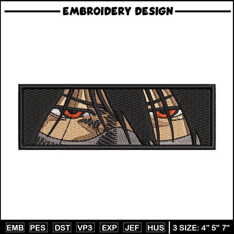 Mugetsu Eyes embroidery design, Bleach embroidery, Anime design, Embroidery shirt, Embroidery file, Digital download.jpg