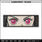 Nezuko eyes embroidery design, Neuzko embroidery, Anime design, Embroidery shirt, Embroidery file, Digital download.jpg