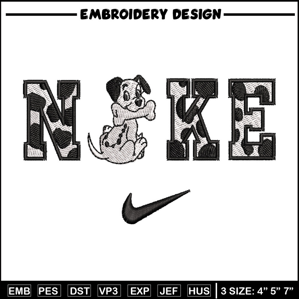 Nike dog embroidery design, Nike embroidery, Anime design, Embroidery shirt, Embroidery file, Digital download.jpg