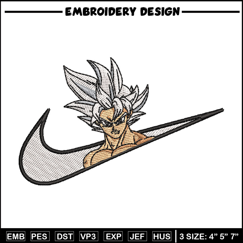 Nike x goku embroidery design, Dragonball embroidery, Nike design, Embroidery shirt, Embroidery file, Digital download.jpg