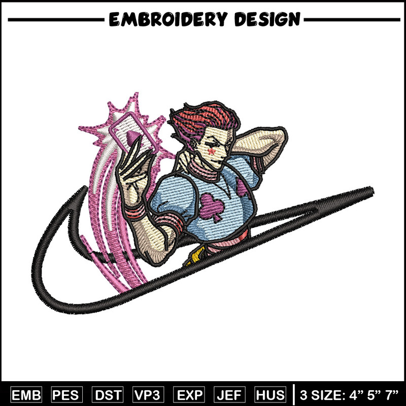 Nike x hisoka embroidery design, Hxh embroidery, Nike design, Embroidery shirt, Embroidery file, Digital download.jpg