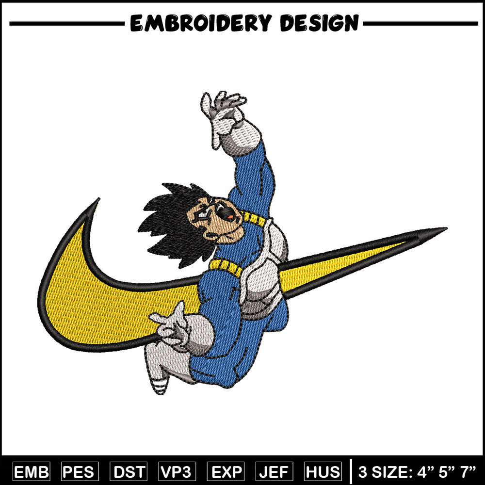 Nike x vegeta embroidery design, Dragonball embroidery, Nike design, Embroidery shirt, Embroidery file, Digital download.jpg