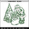 Santa gift embroidery design, Chrismas embroidery, Anime design, Embroidery file, Embroidery shirt, Digital download.jpg