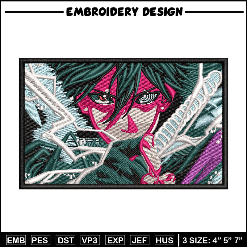 Sasuke sword embroidery design, Naruto embroidery, Anime design, Embroidery shirt, Embroidery file, Digital download.jpg