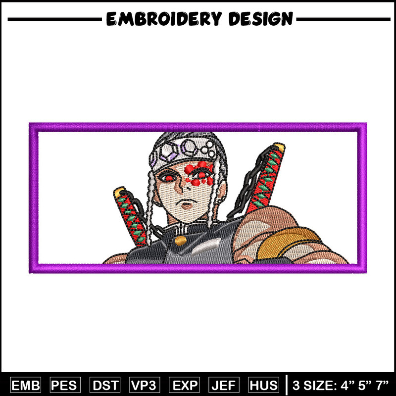 Tengen box embroidery design, Demon slayer embroidery, Anime design, Embroidery shirt, Embroidery file, Digital download.jpg