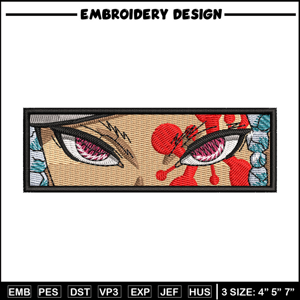 Tengen eyes embroidery design, Tengen embroidery, Anime design, Embroidery shirt, Embroidery file, Digital download.jpg