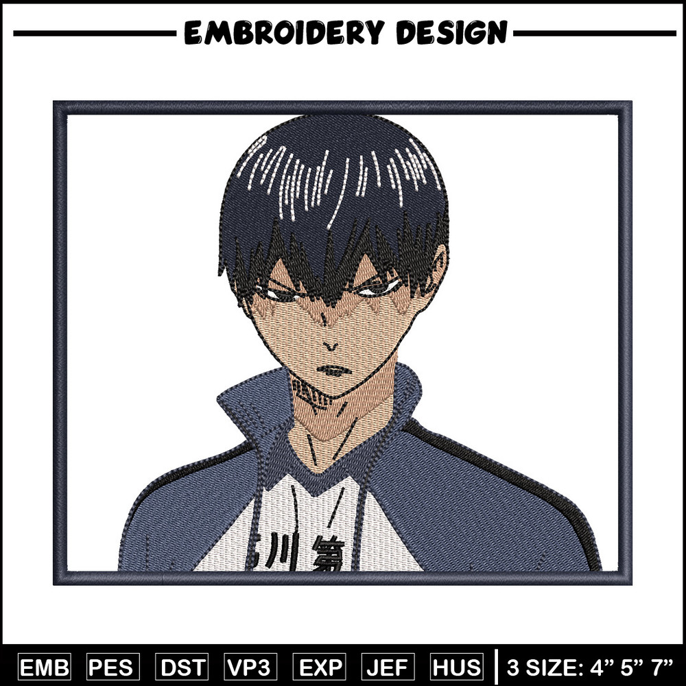 Tobio box embroidery design, Haikyuu embroidery, Anime design, Embroidery shirt, Embroidery file,Digital download.jpg