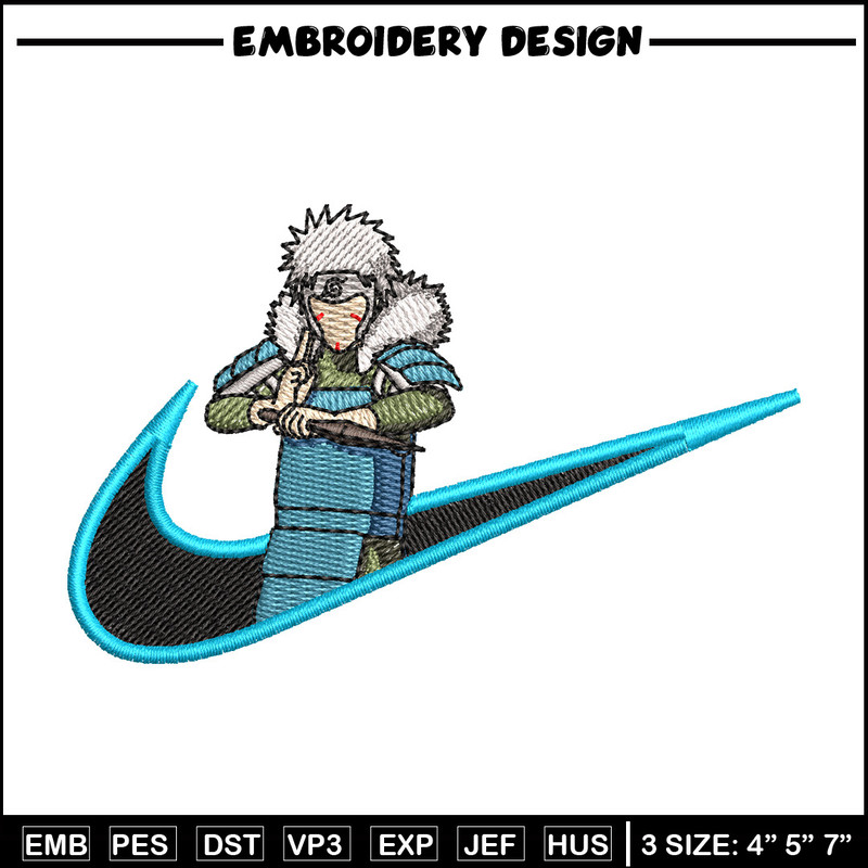 Tobirama nike embroidery design, Naruto embroidery, Nike design, Embroidery shirt, Embroidery file, Digital download.jpg