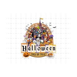 halloween family vacation png, spooky vibes png, trick or treat png, mouse and friends svg, fall png, digital download