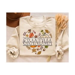 autumn grandma pumpkins png bundle, fall grandma with kidnames, grandma pumpkin png, hello autumn png, thanksgiving gran