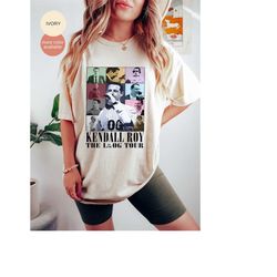 kendall roy's the eras tour unisex comfort color shirt, lineart korok tshirt, kendall roy tshirt, kendall roy homage t-s
