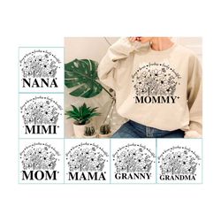 she is strong brave fearless lovely beautiful svg bundle, mom mama mommy gigi mimi nana grandma granny svg, mother day s