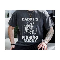 Daddy's Fishing Buddy SVG, Father's Day Svg, Fishing SVG, Fisherman Dad SVG, New Dad Design Svg, Dad And Baby Svg, Newbo