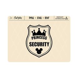 princess security svg, funny dad svg, boyfriend security svg, family trip svg, funny girl png | svg | dxf | pdf | ai