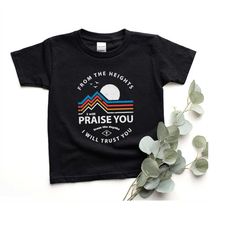 kids christian shirt, praise, youth christian girls boys, toddler tee, jesus, make heaven crowded, baby, infant tee, kid