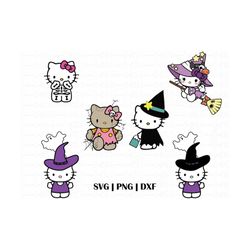 halloween kawaii kitty svg | kawaii kitty svg bundle | cute cat svg | kitty svg | kawaii kitty clipart | png cut file |