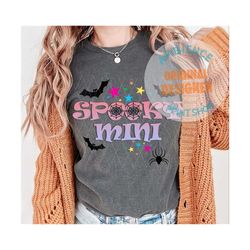 spooky mini halloween png, spooky mama png, mini halloween, spooky, trick or treat sublimation design downloads