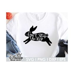 can not stop the hop svg, happy easter svg, easter bunny ears, easter kids shirt svg, easter bunny, bunny ears, christia