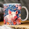 3D Animal Mug Wrap 3D Pig Mug, 3D Mug Design, Summer Mug PNG, 3D Mug, 11oz,15oz Mug Sublimation Wrap Digital Download - 1.jpg