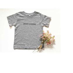 youth jesus is king shirt, christian kids shirt, toddler tee, jesus, make heaven crowded, baby, infant tee, boys, girls