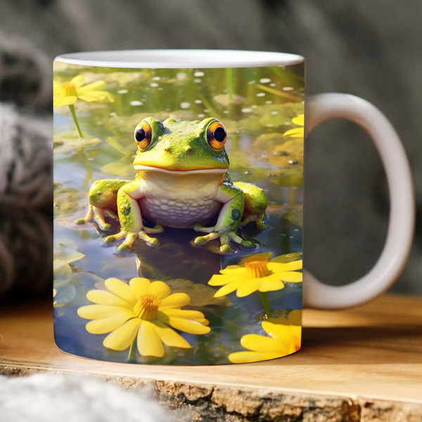 3D Frog Mug - Inspire Uplift