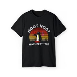 pingu noot noot motherf*ckers funny shirt, noot noot pingu shirt, funny meme shirt, noot meme shirt