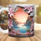 3D Hole In A Wall Tropical Beach Landscape Mug Wrap Design, 3D Beach Mug, 3D Beach Seashell In Mug Design, 3D Mug, 11oz,15oz Mug Sublimation - 1.jpg