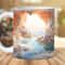 3D Ocean Sunset Crack Hole Mug Wrap Sublimation,3D Beach Mug Wrap PNG, 3D Tumbler Wrap, 11oz 15oz Mug Wrap, Digital Download PNG - 1.jpg