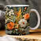 3D Paper Quilling Mug Sublimation Design, 3D Lily Mug Wrap, 3D Floral Quilling 11oz 15oz Mug Sublimation Wrap, Digital File - 1.jpg