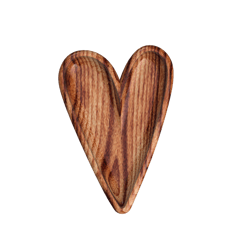 skinny heart plate stl file for cnc