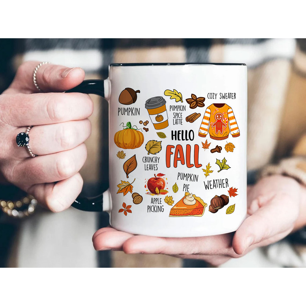 Hello Fall Coffee Mug Wrap, Fall Mug, Pumpkin Spice Mug, Autumn Mug, Fall Cups, Fall Vibes Mug Png, Autumn Decor, Thanksgiving Gifts - 1.jpg