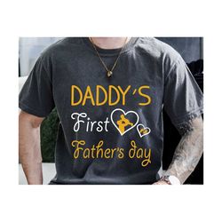 daddy's first father's day together svg, father's day svg, dad svg, daddy's svg, fathers day matching shirts, daddy and