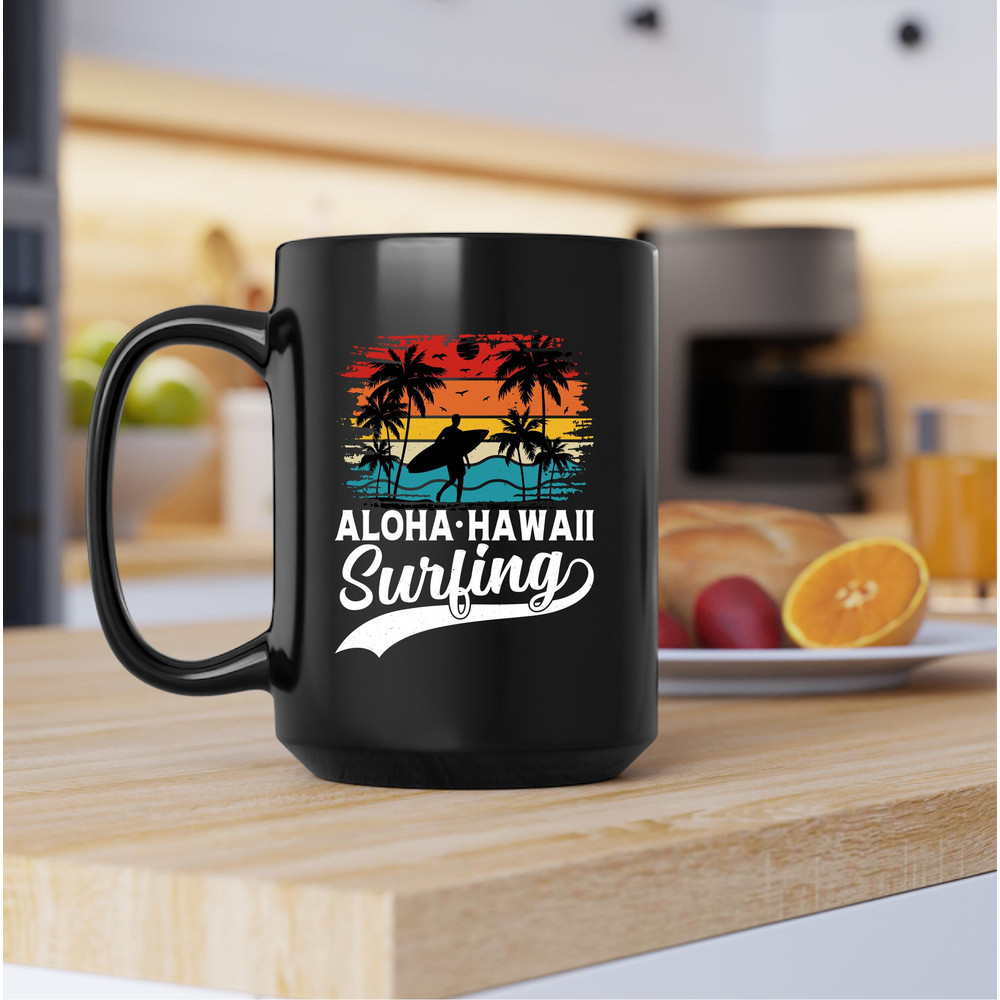 Aloha Hawaii Surfing Mug, Surfing Aloha Hawaii Coffee and Tea Gift Mug, Surfing Aloha Hawaii Gift, Hawaii, Aloha, Surfing, Surfer, Surf - 3.jpg