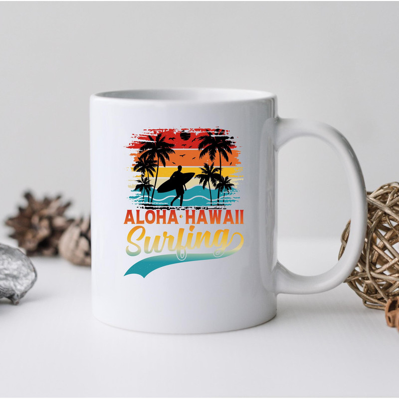 Aloha Hawaii Surfing Mug, Surfing Aloha Hawaii Coffee and Tea Gift Mug, Surfing Aloha Hawaii Gift, Hawaii, Aloha, Surfing, Surfer, Surf - 1.jpg