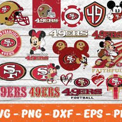 San Francisco 49ers Bundle Svg, Football Svg ,Sport Svg, Sport Bundle Svg 62