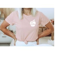 teacher shirt, apple, teacher gift, teacher appreciation, thank you gift, graphic tee, women's shirt, gift for teacher,