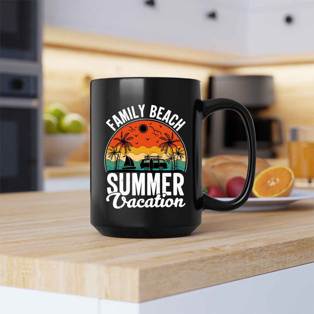 Family Beach Summer Vacation Mug, Family Beach Summer Vacation Coffee and Tea Gift Mug, Family Beach Summer Vacation, Family, Beach, Summer - 2.jpg