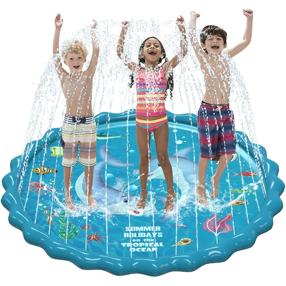 Dog and Kid Splash Pad Play Mat 6