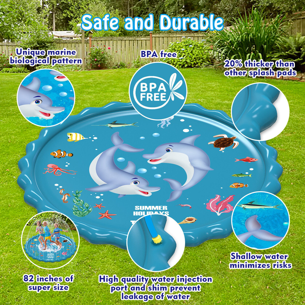 Dog and Kid Splash Pad Play Mat 3