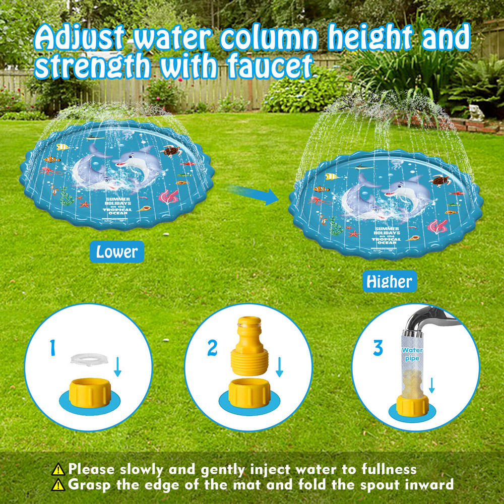 Dog and Kid Splash Pad Play Mat 4